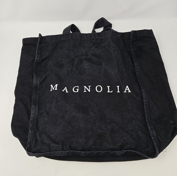 MAGNOLIA BLACK COTTON TOTE BAG WACO TEXAS HGTV SILOS TRAVEL VACATION WOMEN OS - Picture 8 of 15